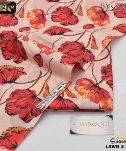 Baroque BR-64 Digital Allover Printed 2 Piece Lawn Suit for Women – Summer 2025