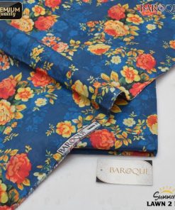 Baroque BR-61 Digital Allover Printed 2 Piece Lawn Suit for Women – Summer 2025
