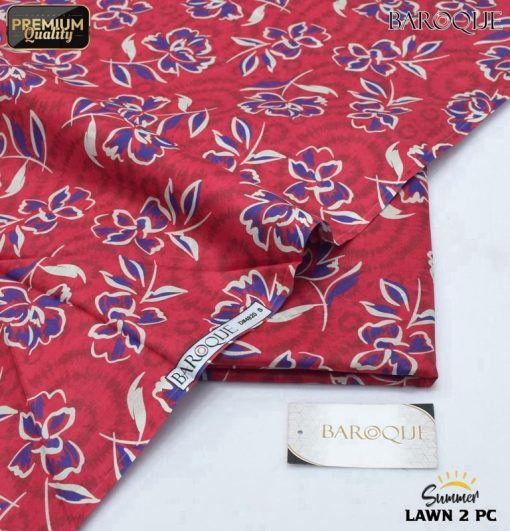 Baroque BR-65 Digital Allover Printed 2 Piece Lawn Suit for Women – Summer 2025
