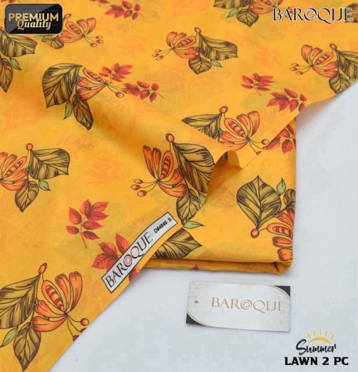 Baroque BR-59 Digital Allover Printed 2 Piece Lawn Suit for Women – Summer 2025