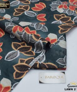 Baroque BR-58 Digital Allover Printed 2 Piece Lawn Suit for Women – Summer 2025