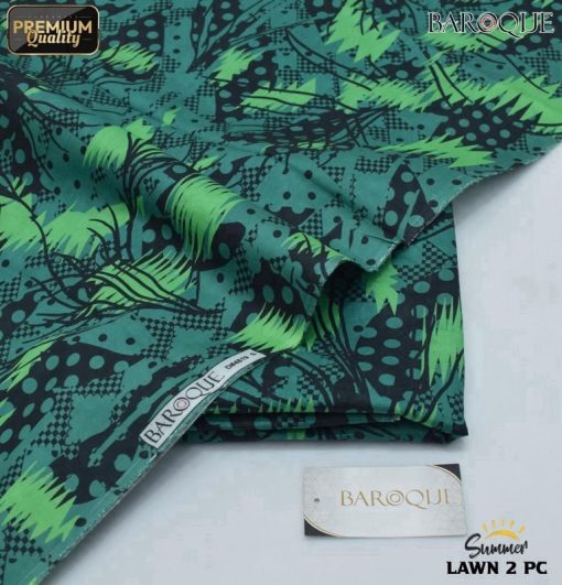 Baroque BR-62 Digital Allover Printed 2 Piece Lawn Suit for Women – Summer 2025