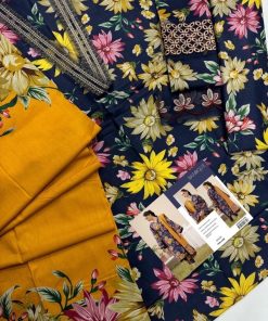 Baroque 3 Piece Embroidered Lawn Suit – BR-44 | Embrace Summer Elegance