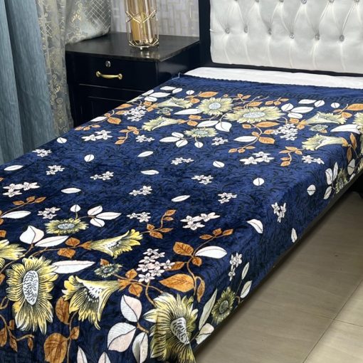 Single Bed AC Blanket – Printed Design 8, summer-friendly blanket with soft material.