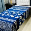 Single Bed AC Blanket – Printed Design 5, soft printed blanket ideal for air-conditioned rooms.