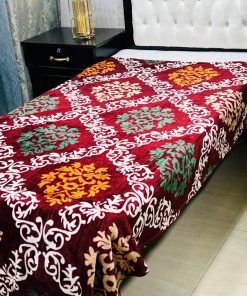 Single Bed AC Blanket – Printed Design 4, cozy and lightweight AC blanket for hot weather.