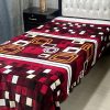 Single Bed AC Blanket – Printed Design 17, printed lightweight blanket for single bed.
