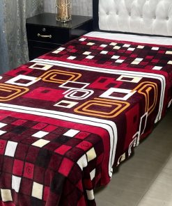 Single Bed AC Blanket – Printed Design 17, printed lightweight blanket for single bed.