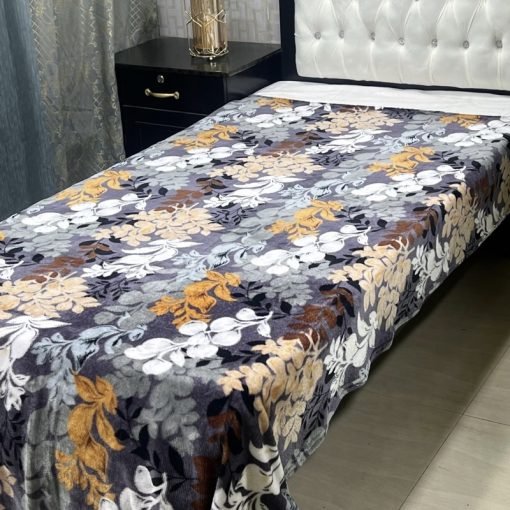 Single Bed AC Blanket – Printed Design 13, premium single bed blanket with fine finishing.
