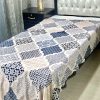 Single Bed AC Blanket – Printed Design 3, breathable summer blanket for single bed use.
