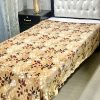 Single Bed AC Blanket – Printed Design 9, elegant printed blanket for home and hostel use.