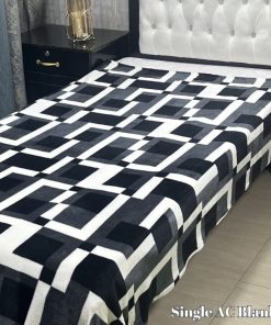 Single Bed AC Blanket – Printed Design 20, soft and durable single bed AC blanket.