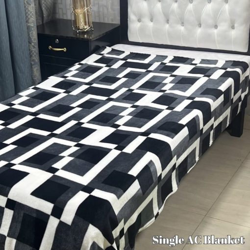 Single Bed AC Blanket – Printed Design 20, soft and durable single bed AC blanket.