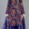 Bareeze BR-42 3PC Women’s Embroidered Lawn Suit with Fancy Embroidered Chiffon Dupatta