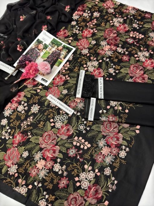 Bareeze 3 Piece Embroidered Lawn Suit – BR-41 | Tradition Meets Luxury