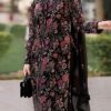 Bareeze BR-41 Women’s 3PC Embroidered Lawn Suit with Classic Embroidery and Chiffon Dupatta