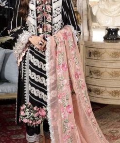 Crimson CM-01 Women’s 3 Piece Embroidered Lawn Suit with Bamber Chiffon Embroidered Dupatta