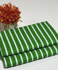 Design 33 – Unstitched Green and White Cotton Suit for Women 14 August Pakistan Edition