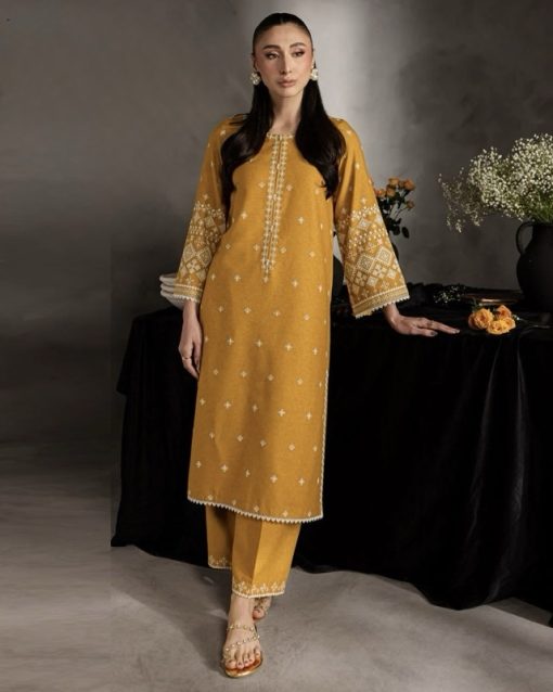 Batik BT-67 - 2 Piece Embroidered Lawn Suit with Front, Neckline & Sleeves Embroidery