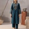 Batik BT-66 - 2 Piece Embroidered Lawn Suit with Heavy Embroidered Front, Sleeves & Neckline