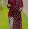 Bin Saeed BS-113 – 3 Piece Unstitched Digital Printed Lawn Suit with Dyed Trouser and Coordinated Dupatta for Summer 2025