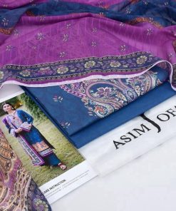 Asim Jofa AJ-22 – Premium Unstitched 3 Piece Lawn Suit | A Refreshing Summer Choice