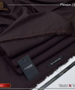 Sapphire violet color men’s unstitched winter wash and wear suit – soft and stylish fabric for winter season