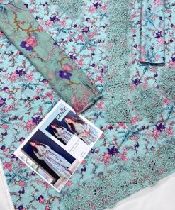 Iznik IZ-37 – Graceful 3 Piece Embroidered Lawn Suit | Chiffon Dupatta | Unstitched Festive Wear 2025