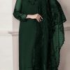 Baroque 3 Piece Embroidered Chiffon Suit for Women with Organza Dupatta and Silk Trouser – Alnisa Collection SKU-02
