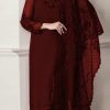 Baroque Embroidered Chiffon Suit for Women with Organza Dupatta and Silk Trouser – SKU-04