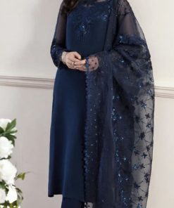 Baroque Embroidered Chiffon 3 Piece Suit for Women with Organza Dupatta – SKU-05