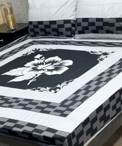 Soft and smooth cotton bedsheet with 2 pillow covers – SKU-11  