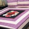 Digital design bedsheet set for king size double bed – SKU-05  