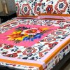 Digitally printed cotton bedsheet for double bed with matching pillows – SKU-03  