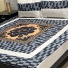 Premium digital print cotton bedsheet with elegant design – SKU-13  