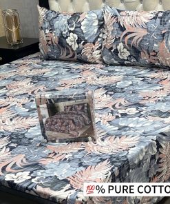 Affordable Pure Cotton Bedsheet for Double Bed – King Size Comfort