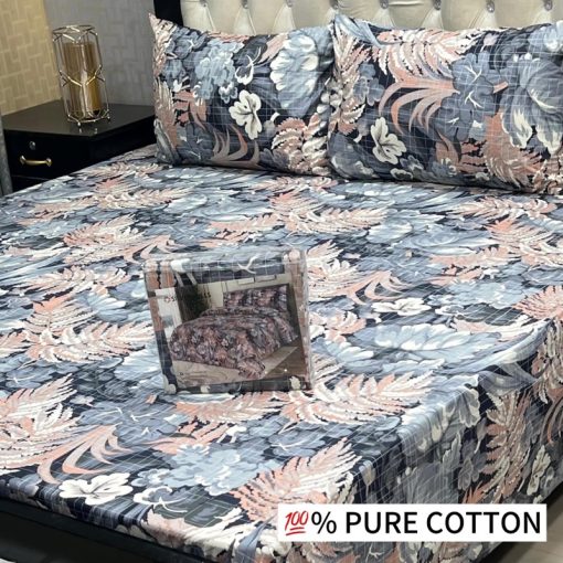 Affordable Pure Cotton Bedsheet for Double Bed – King Size Comfort