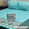 Budget King Size Cotton Bedsheet – 5PCS Double Bed Set – Soft Material