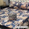 King Size Pure Cotton Bedsheet – 97x95 Inches – Budget-Friendly in Pakistan