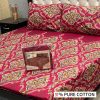 5 Piece Cotton Bedsheet Set – King Size for Double Bed – Soft & Durable