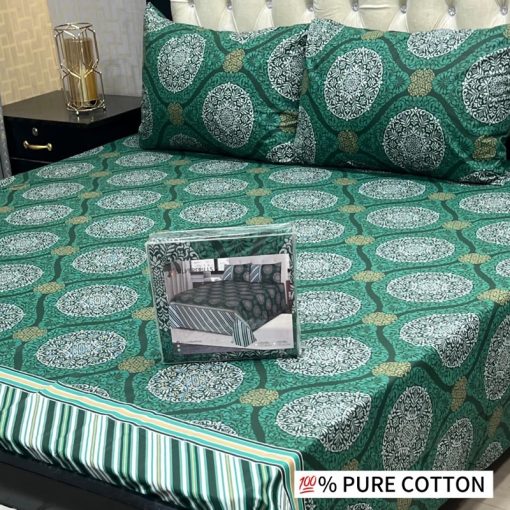 Buy Pure Cotton King Size Double Bed Sheet – Cheap Price in Pakistan