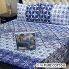 Pure Cotton Bedsheet Set with Cushions – King Size – Affordable in Pakistan