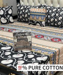 King Size Double Bed Cotton Bedsheet – Affordable & Breathable – Pakistan