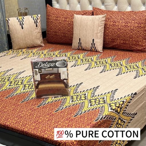 King Size Bedsheet in Pure Cotton – Best for Double Bed – Cheap Price in Pakistan