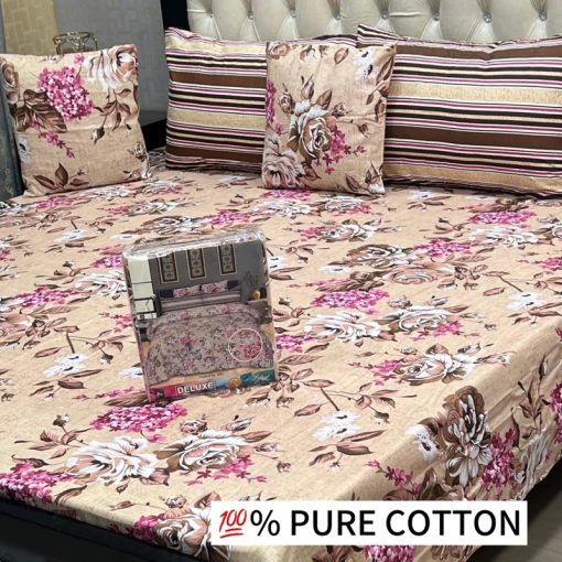 Best King Size Bedsheet Set – Pure Cotton – Affordable in Pakistan