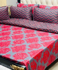 7PC Printed Comforter Set - Cotton | King Size Bedding SKU-20