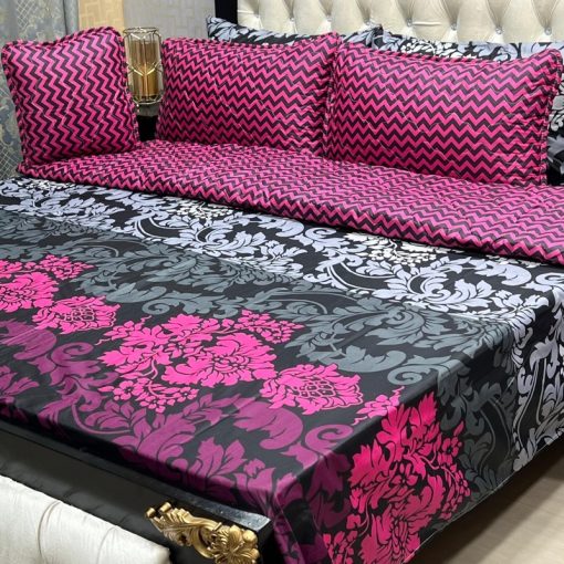Premium Cotton Comforter Set with Pillow Covers and Sheet
