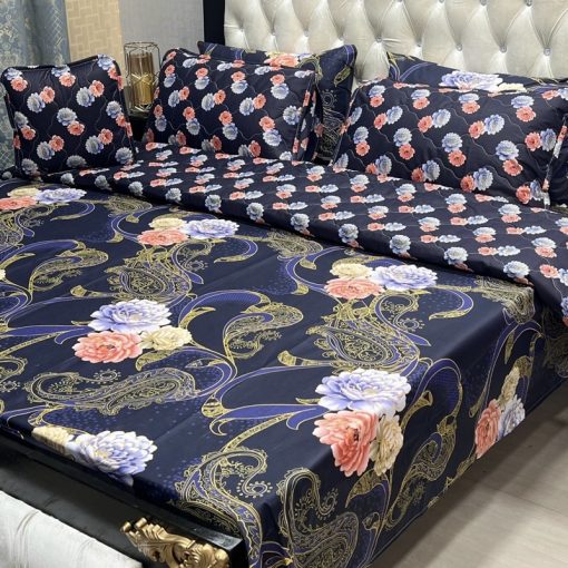 King Size Comforter Set in Cotton with Matching Covers