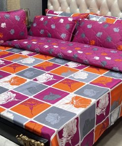 7PC Printed Comforter Set - Cotton | King Size Bedding SKU-33