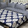 King Size Printed Comforter Set with Quilted Cushion Cover